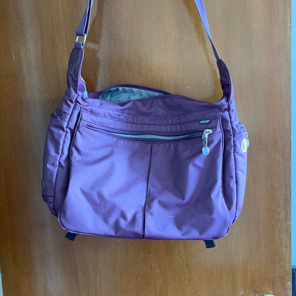 EBags purple tote